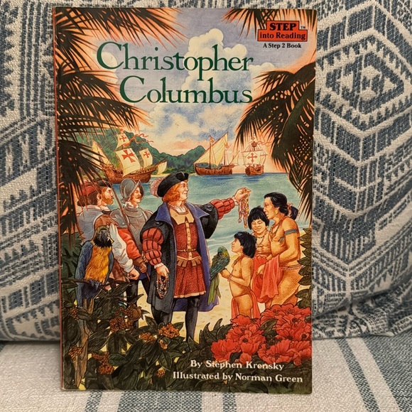 🎁5/$10🎁Christopher Columbus, Step into reading, a step 2 book, softcover, 1991 - Picture 1 of 7